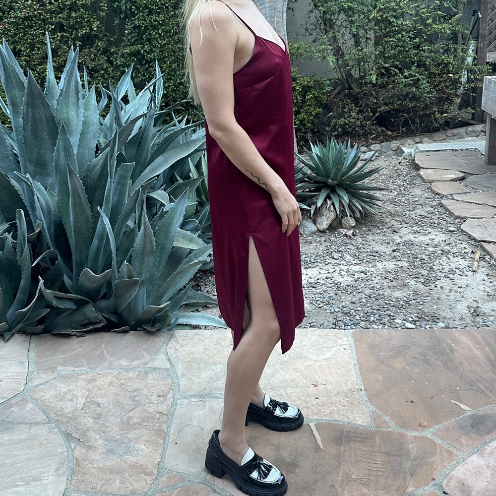 Red Slip Dress